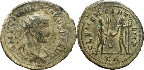 Ancient Roman coin of the Emperor Probus - CLEMENTIA TEMP